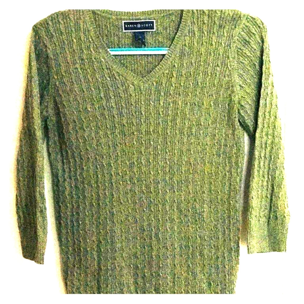 Green Lightweight dressy sweater